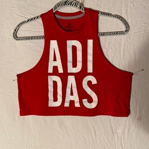 Addidas Red Tank top size S/P